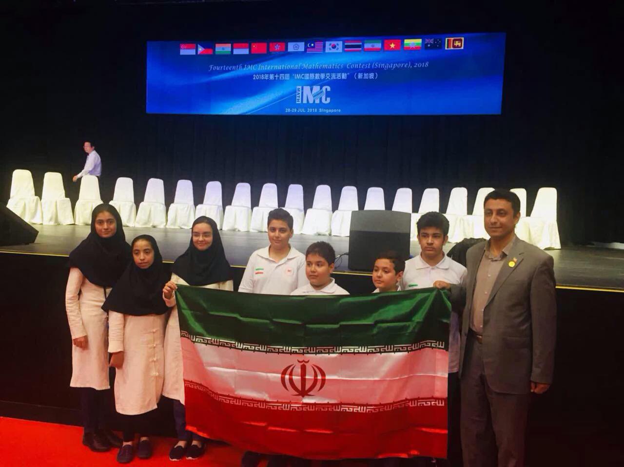 کسب مدال های طلا و برنز در مسابقات جهانی ریاضی IMC Union 2018 توسط عزیزان فرزانگان 2 